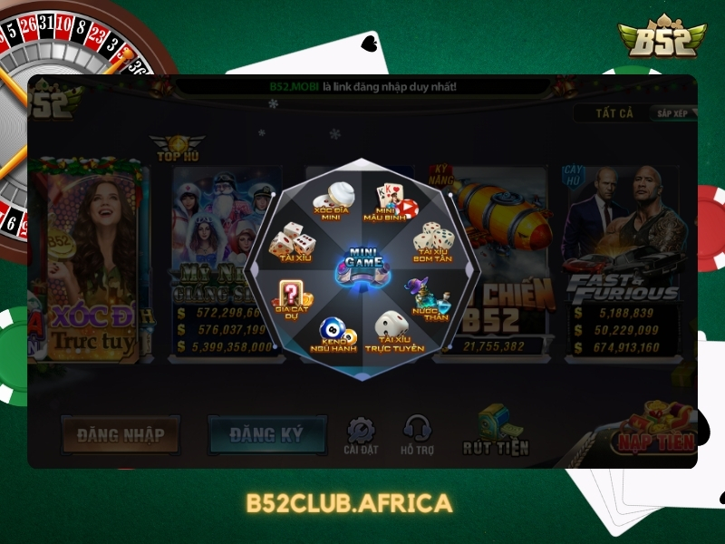 Các Trò Chơi Phải Thử tại B52