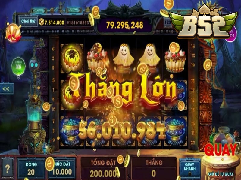 Một số game slot phổ biến tại B52