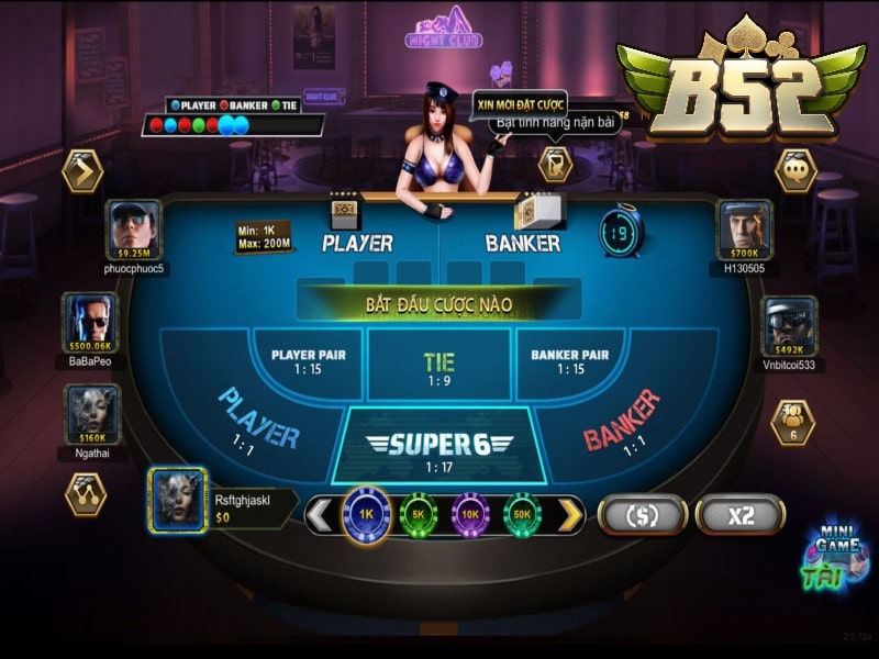 Super Baccarat B52