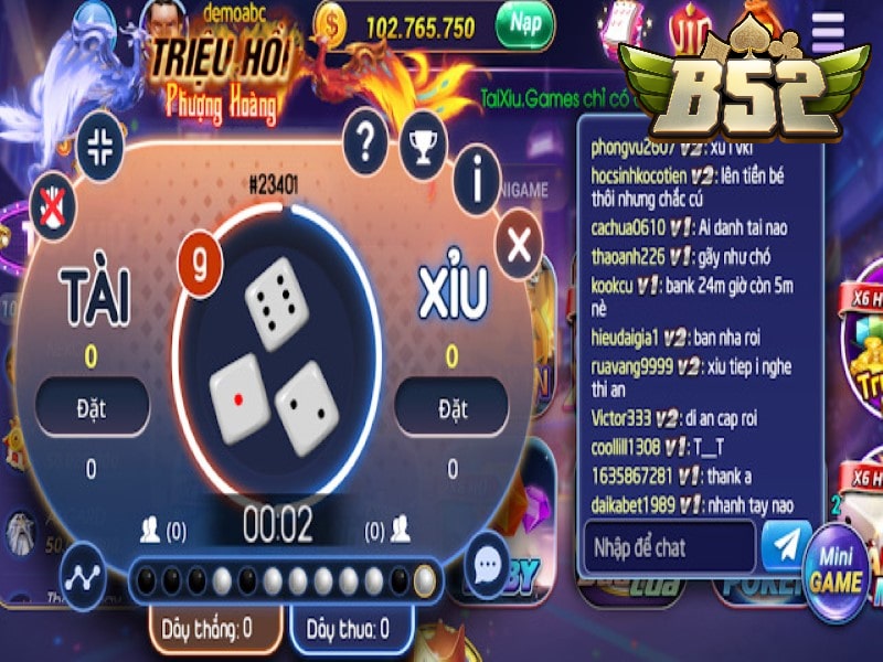 Tài xỉu phượng hoàng B52